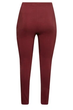 YOURS Curve Burgundy Red Stretch Bengaline Slim Leg Trousers 7 YOURS Curve Burgundy Red Stretch Bengaline Slim Leg Trousers -Luna Looks Zone e1e228d2 44bf 47 143344 Y