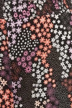 YOURS Curve Black Floral Culottes -Luna Looks Zone e3859341 e426 46 144777 Z