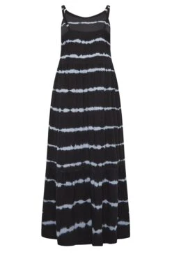 YOURS Curve Black Tie Dye Print Tiered Maxi Sundress -Luna Looks Zone e4463c99 0fe0 42 137358 Y