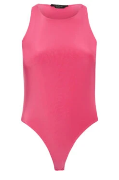 LIMITED COLLECTION Curve Pink Racer Bodysuit -Luna Looks Zone e5f0bcfb f488 47 215691 XR