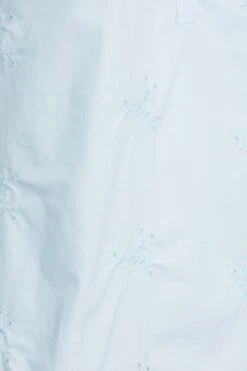 YOURS Curve Blue Embroidered Half Placket Raglan Blouse -Luna Looks Zone ea461cc3 6e70 4e 174042 Z