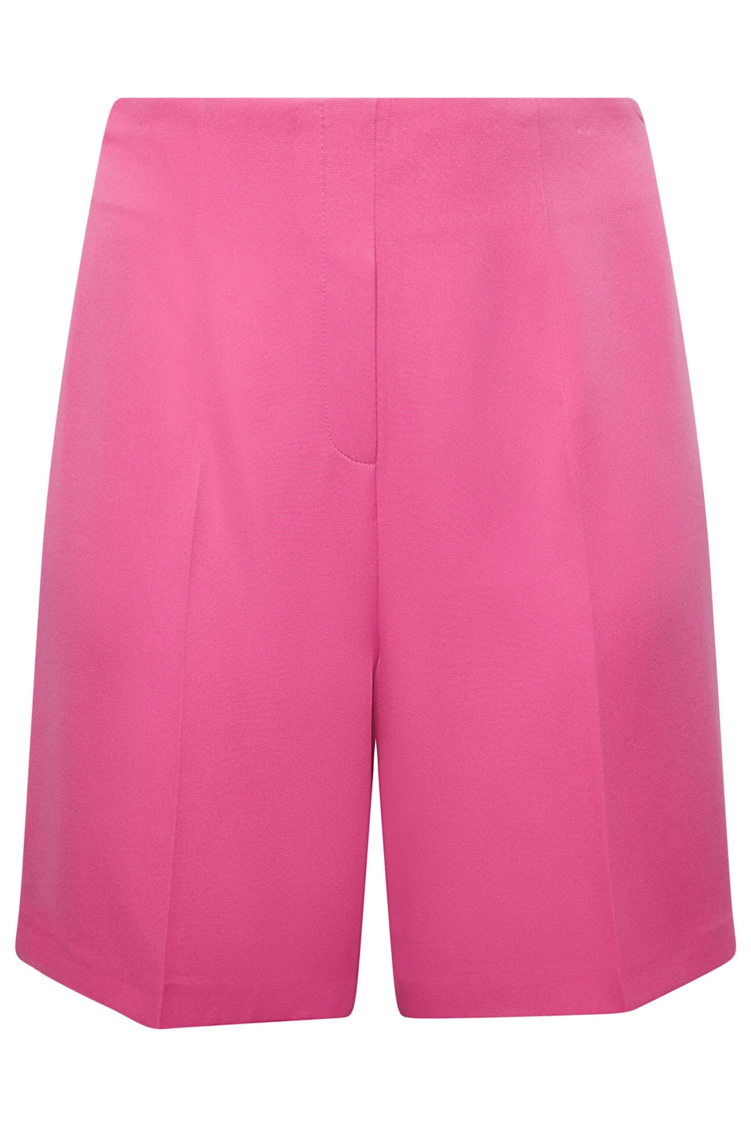 YOURS Curve Hot Pink Tailored Shorts 3 YOURS Curve Hot Pink Tailored Shorts - Image 3