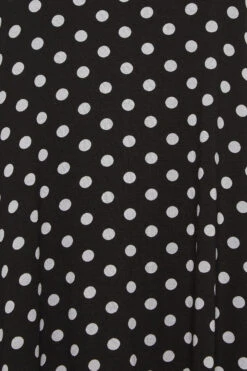 YOURS Curve Black Polka Dot Print Dipped Hem Vest Top -Luna Looks Zone efb5a771 135f 4d 302251 Z