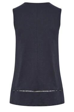 YOURS Curve Navy Crochet Vest 11 YOURS Curve Navy Crochet Vest -Luna Looks Zone f3215b98 5958 41 320898 YR