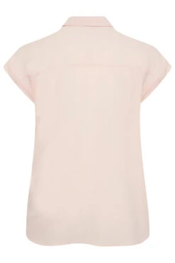 YOURS Curve Light Pink Collared Shirt -Luna Looks Zone f71b2666 d8b8 48 174295 Y