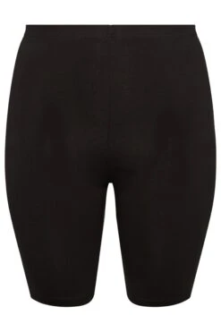 YOURS Curve 2 PACK Black Floral Cycling Shorts -Luna Looks Zone fcdaf26e 82a6 40 144666 X1