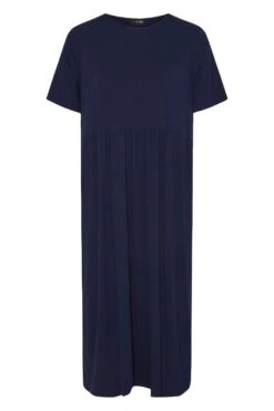 LIMITED COLLECTION Curve Navy Throw On Maxi Dress -Luna Looks Zone fd31aeb7 af7f 45 214197 F