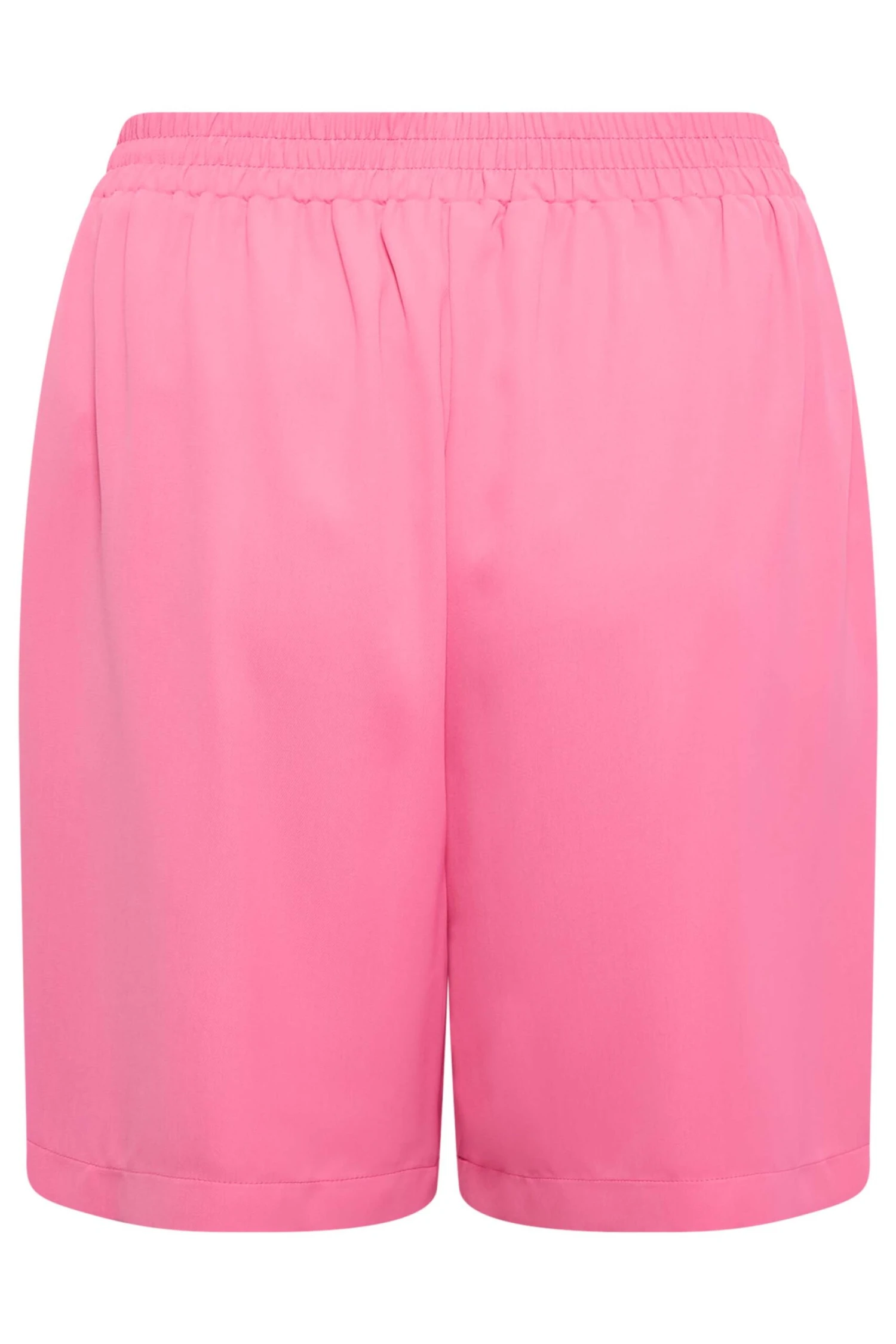 YOURS Curve Pink Elasticated Waist Pull On Shorts 5 YOURS Curve Pink Elasticated Waist Pull On Shorts - Image 5