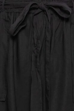 YOURS Curve Black Paperbag Waist Shorts -Luna Looks Zone ffcd51d0 a53b 4e 144803 Z